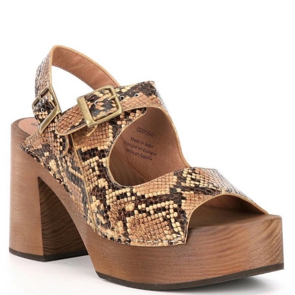 Free People Wooden Platform Clogs